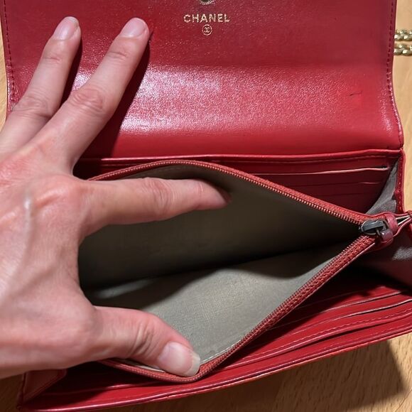 Chanel CC Logo Snakeskin wallet - Picture 1 of 8